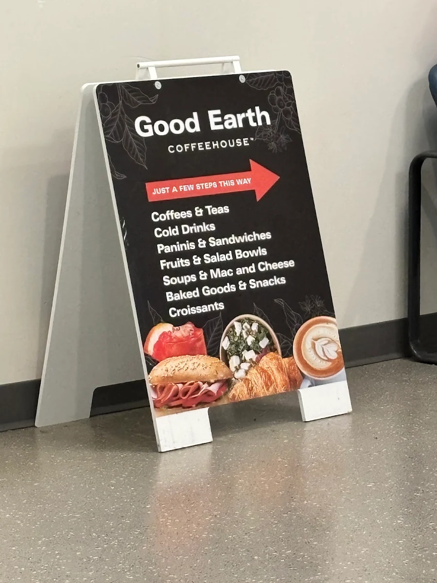Menu, Good Earth Coffeehouse - Victoria General Hospital