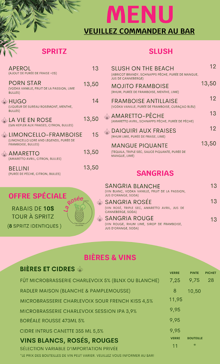 Menu photo 1