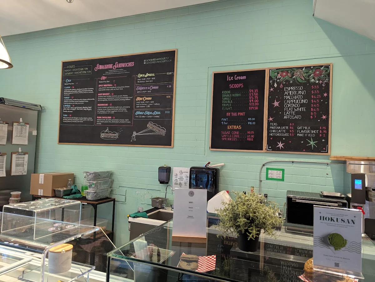 Vibe, Good Behaviour Ice Cream and Sub Sandwiches