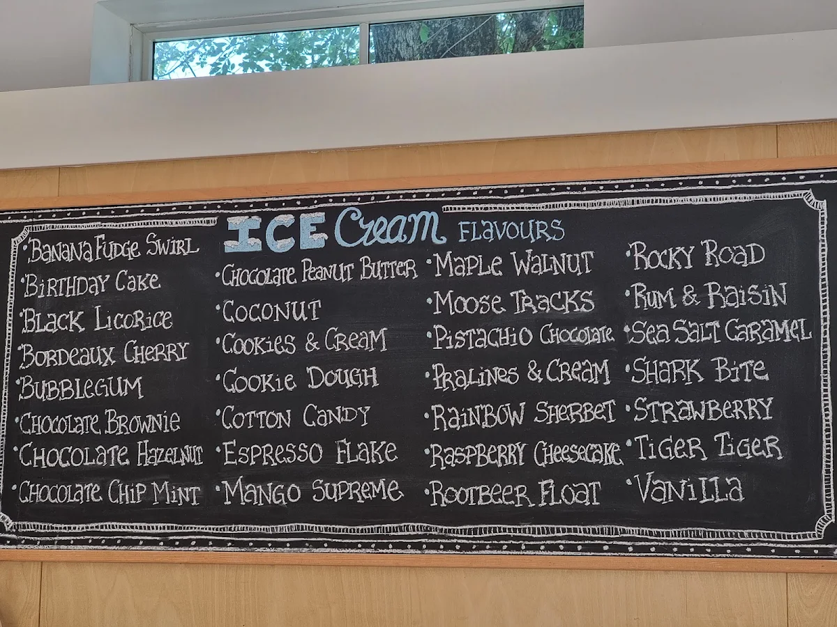 Menu, Billy Gruff Creamery & Bistro