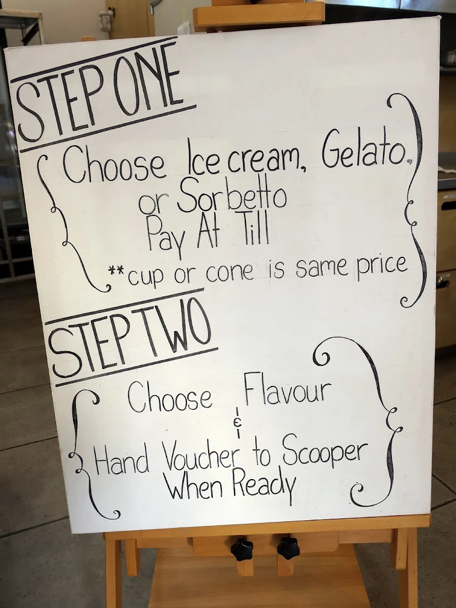 Menu, Billy Gruff Creamery & Bistro