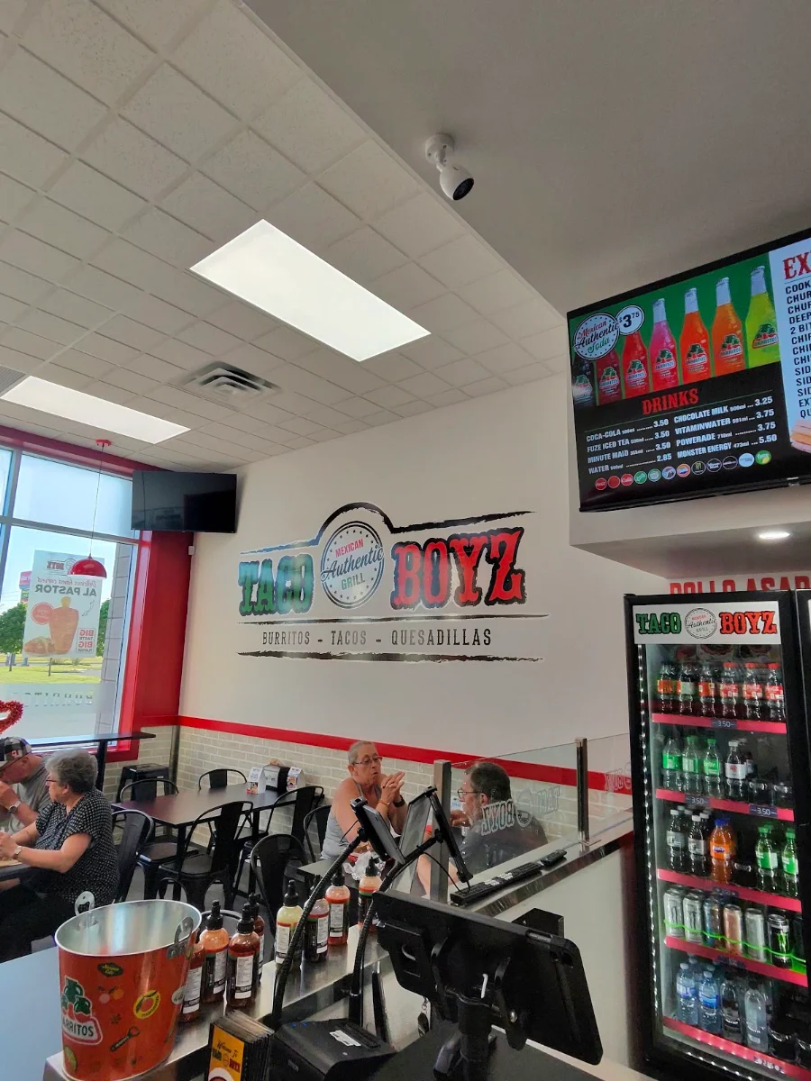 Menu, Taco Boyz Bedford
