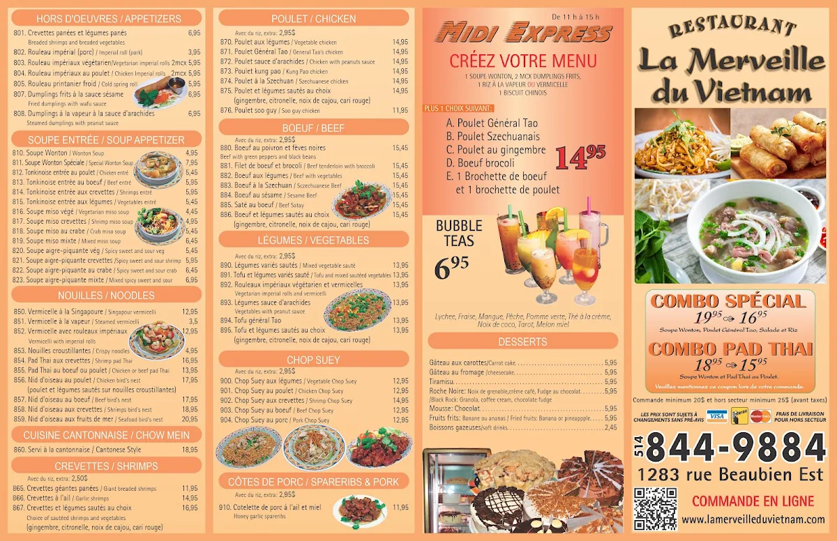 Menu, Restaurant Itamea
