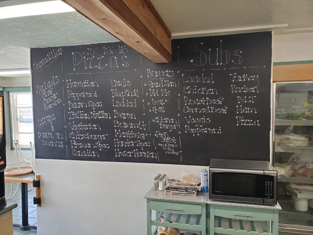 Menu, Percy's Pizzas & Subs