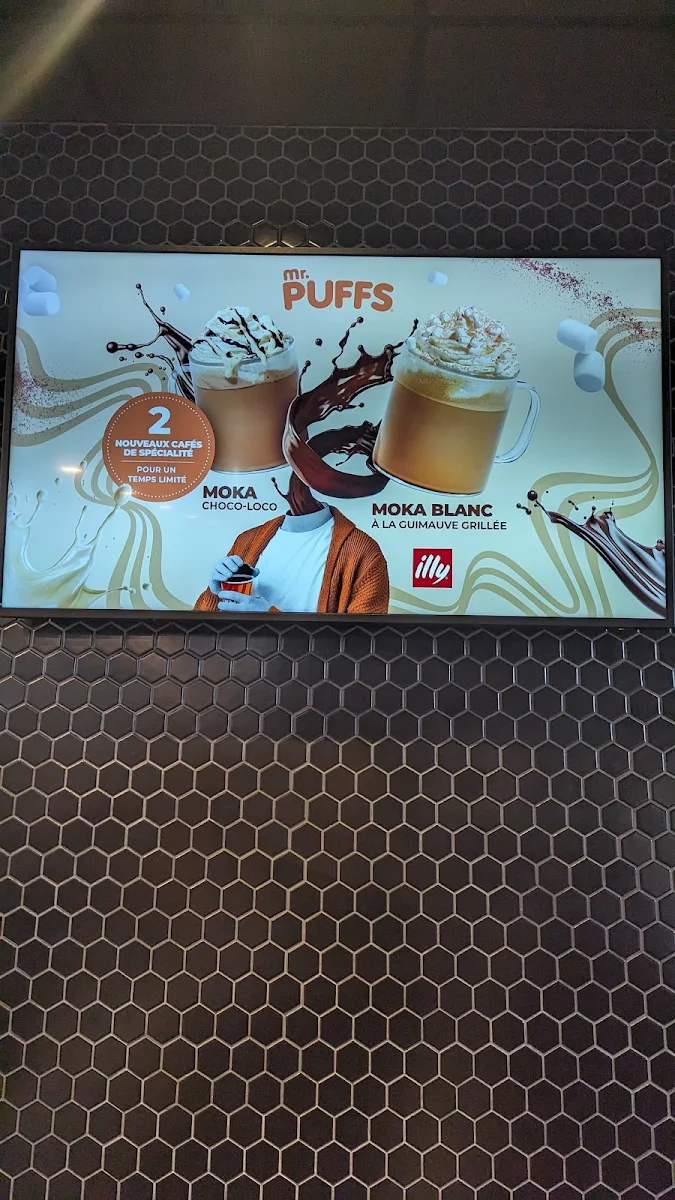 Menu, Mr. Puffs