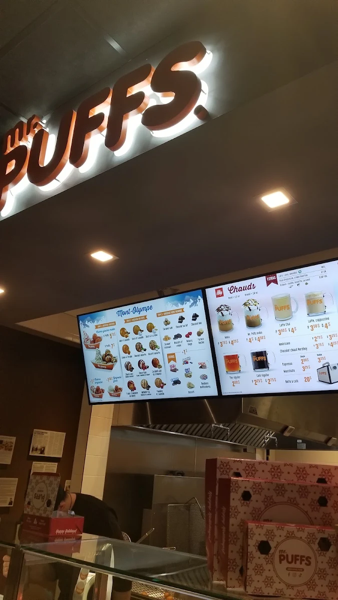 Menu, Mr. Puffs