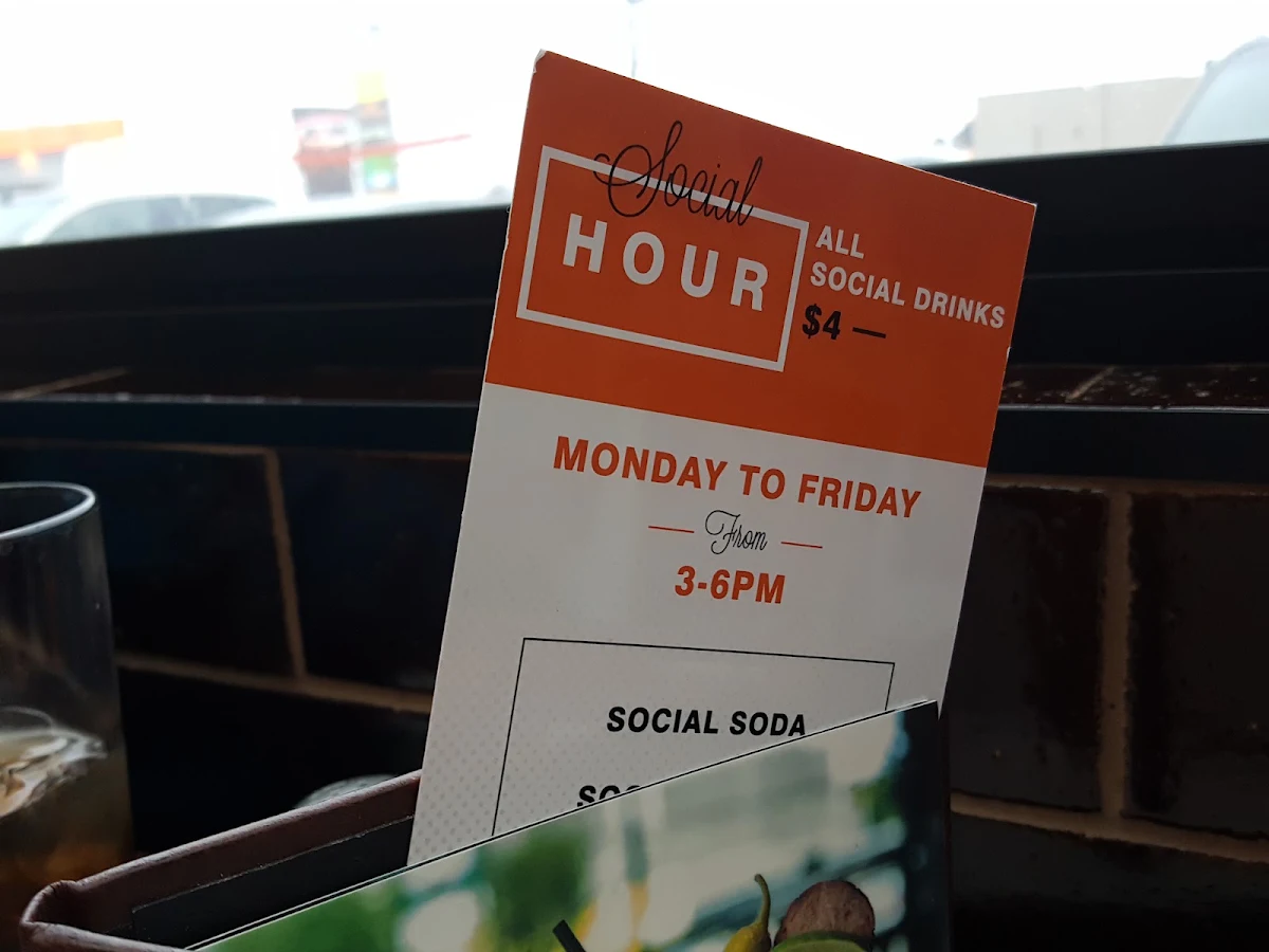 Menu, Browns Socialhouse