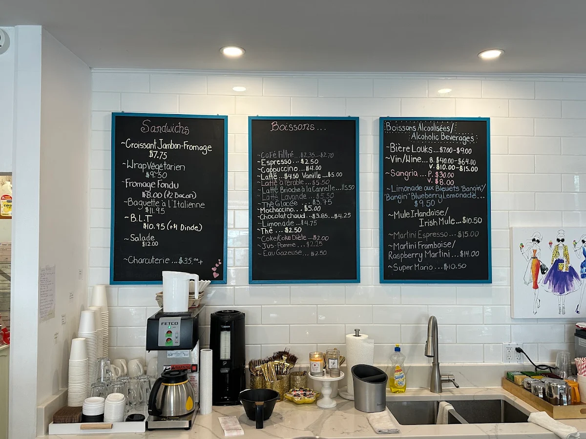 Menu, Les Délices de la Gare Valois