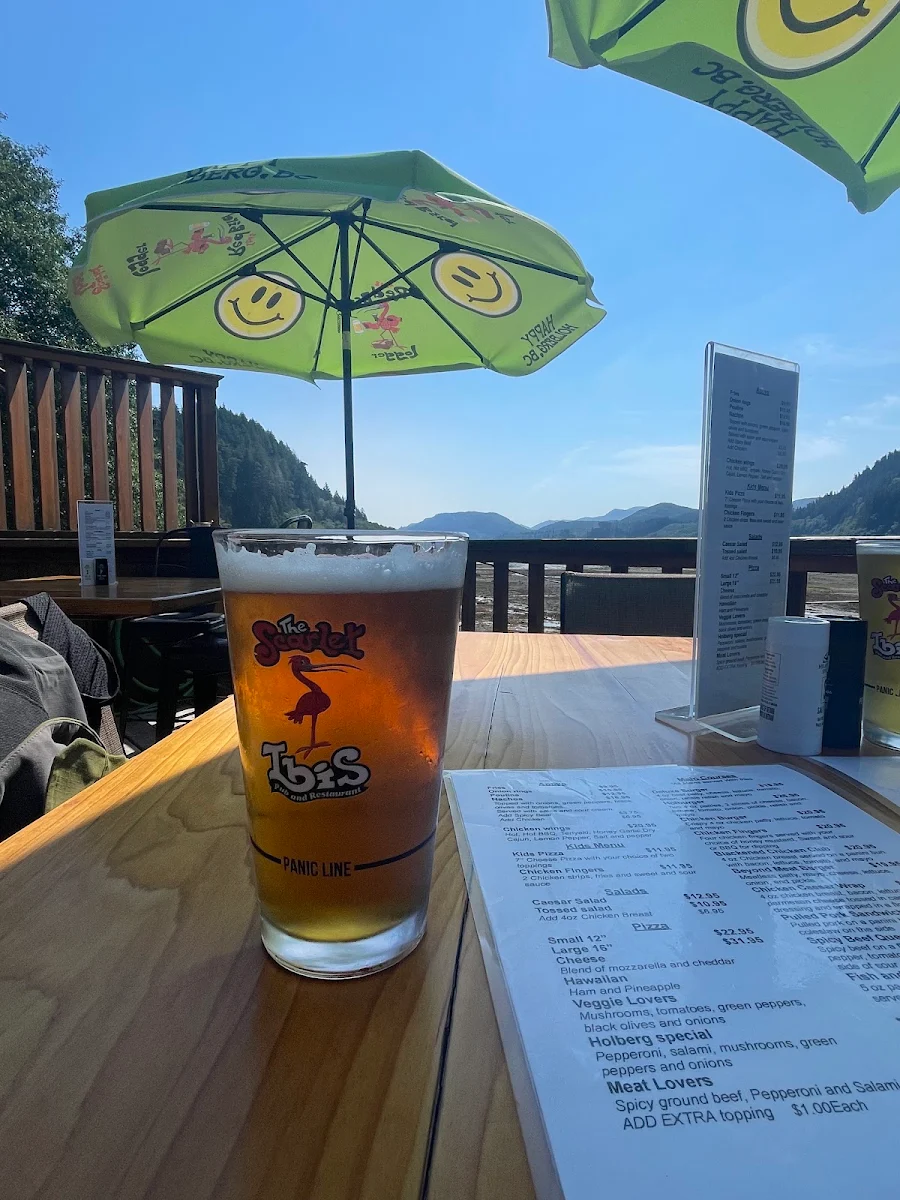 Menu, Scarlet Ibis Restaurant & Cabin Rentals