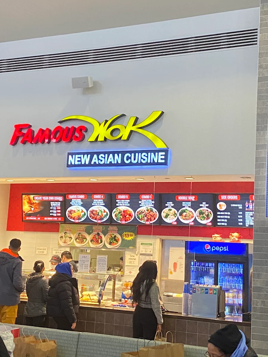 Menu, Famous Wok