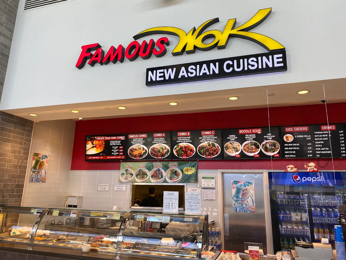 Menu, Famous Wok