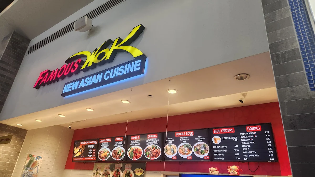 Menu, Famous Wok