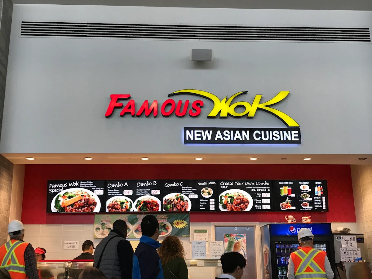 Menu, Famous Wok