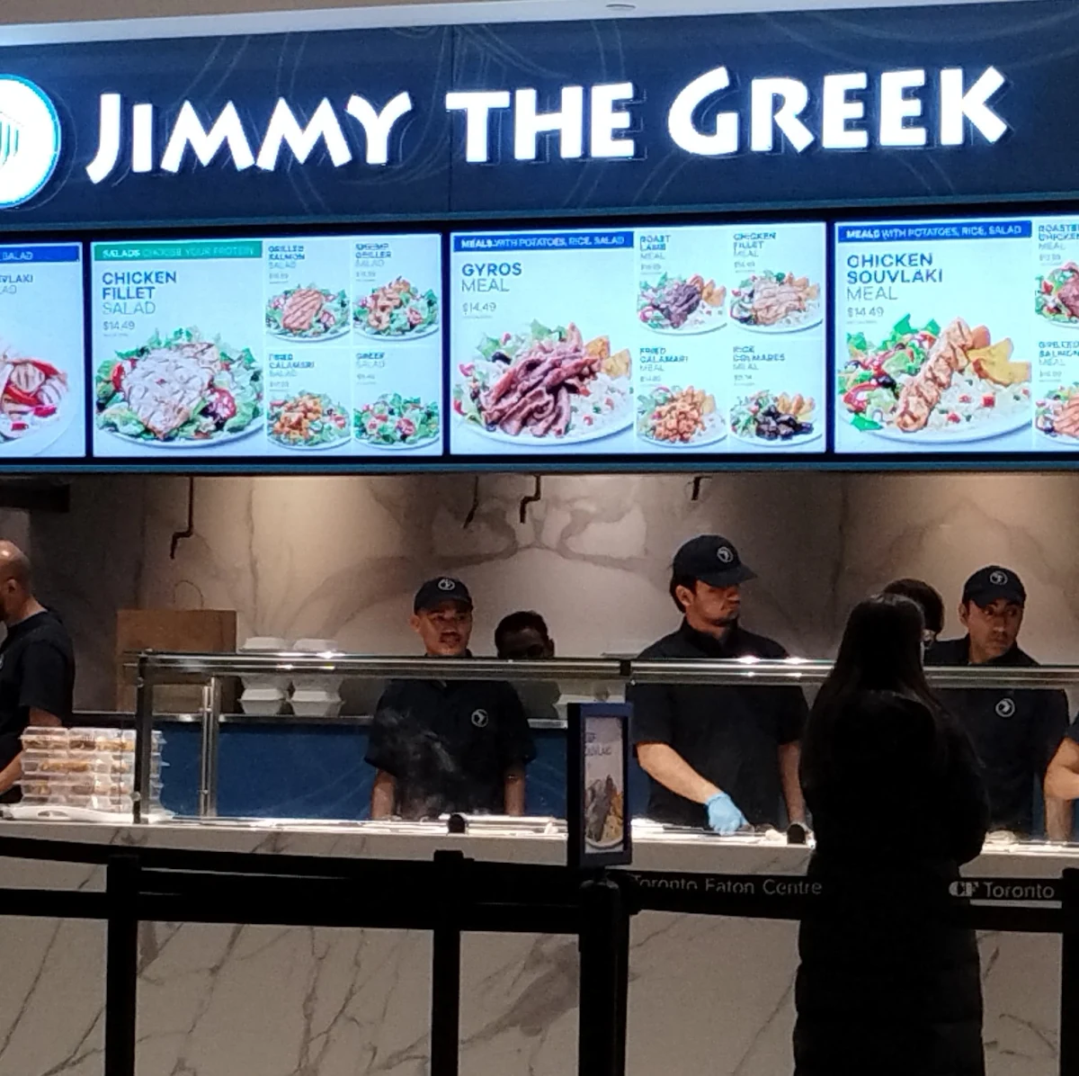 Menu, Jimmy The Greek