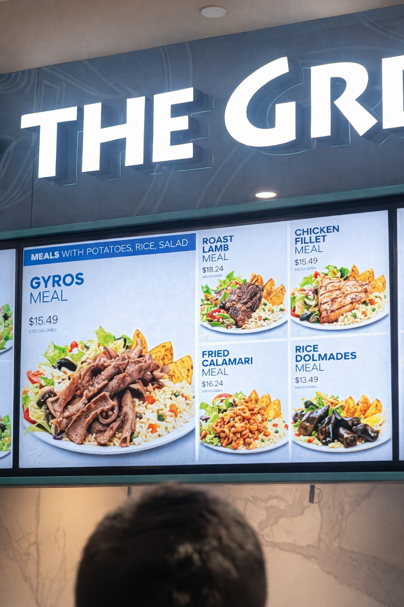 Menu, Jimmy The Greek