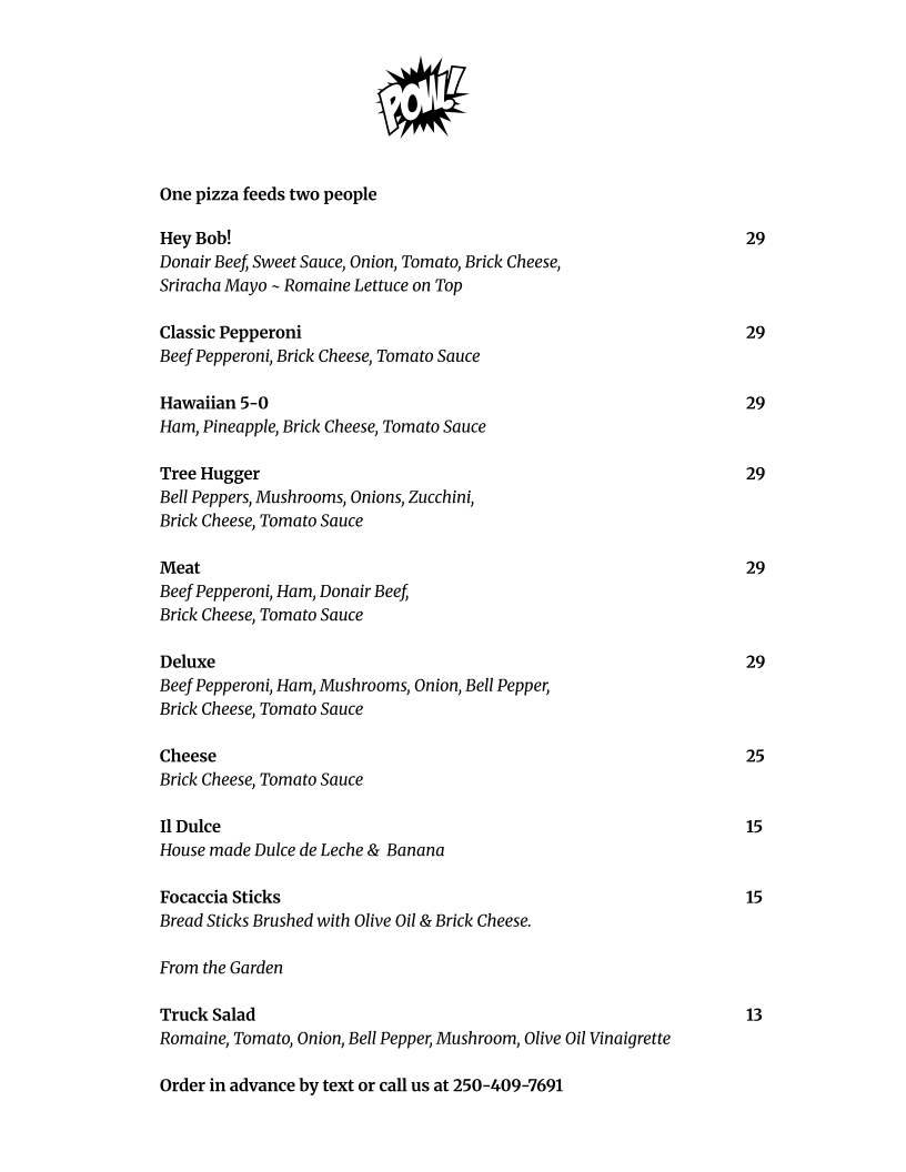 Menu photo 1