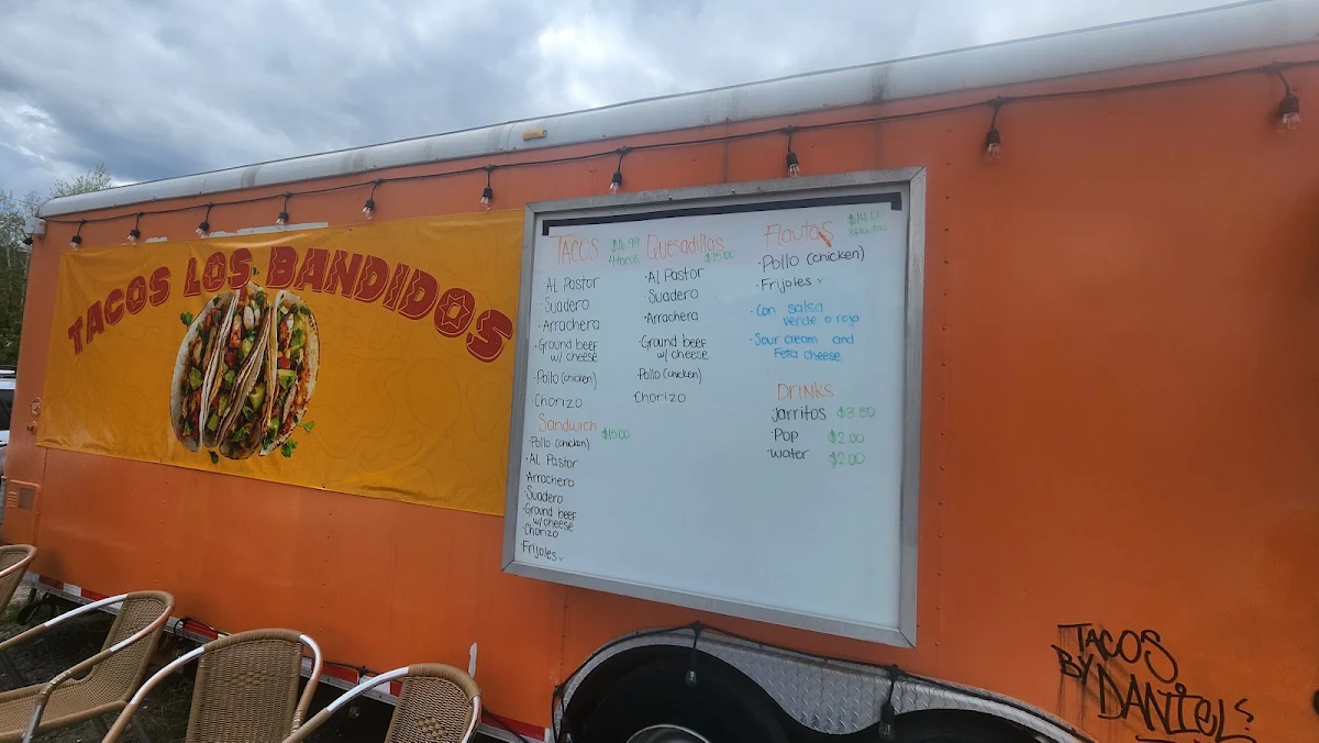 Menu, Tacos Los Bandidos