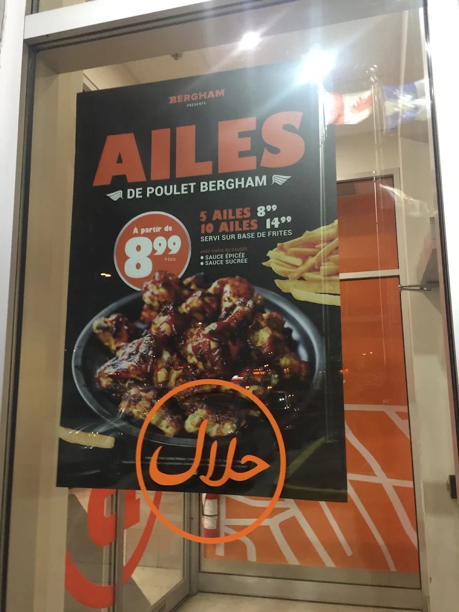Menu, Bergham - Decarie VSL