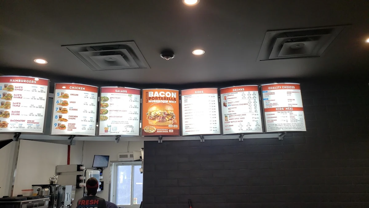 Menu, Wendy's