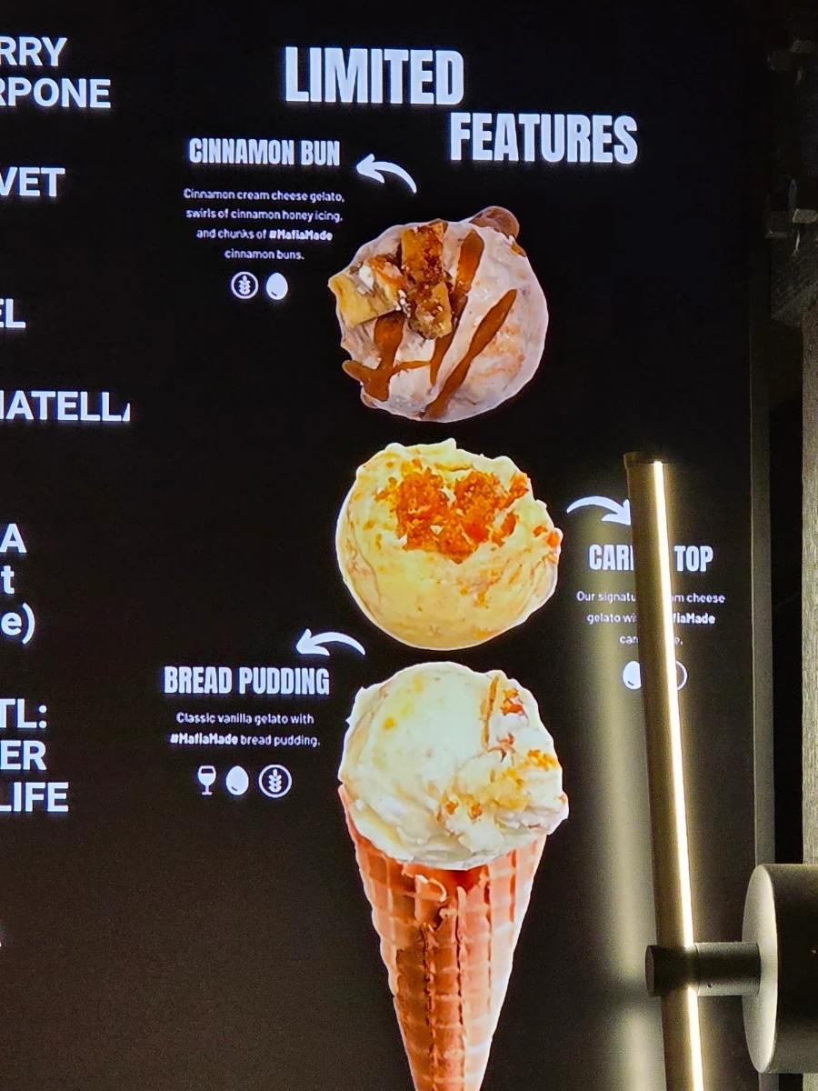 Menu, Dolce Amore - Burnaby