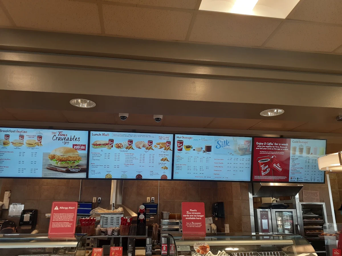 Menu, Tim Hortons