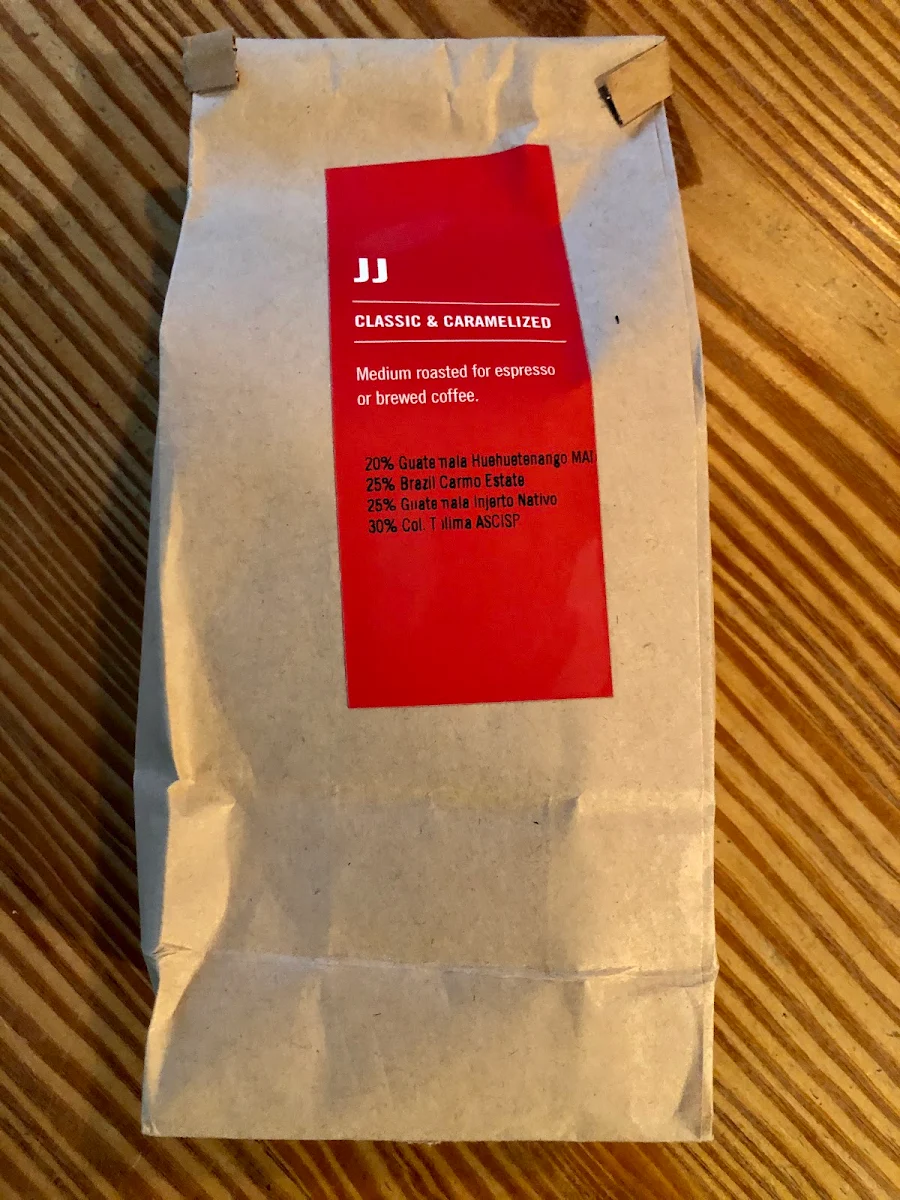 Menu, JJ Bean Coffee Roasters