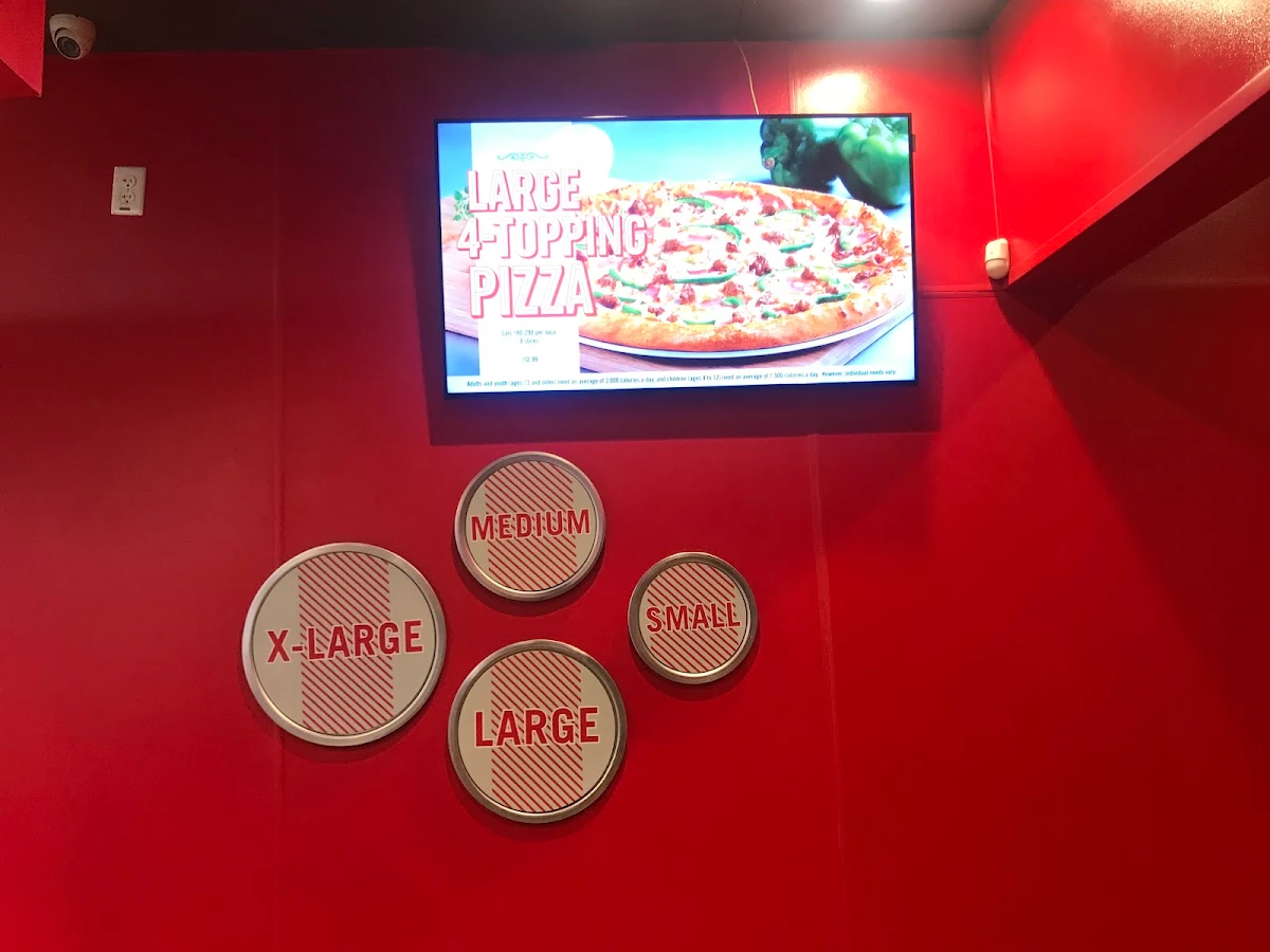 Menu, Domino's Pizza