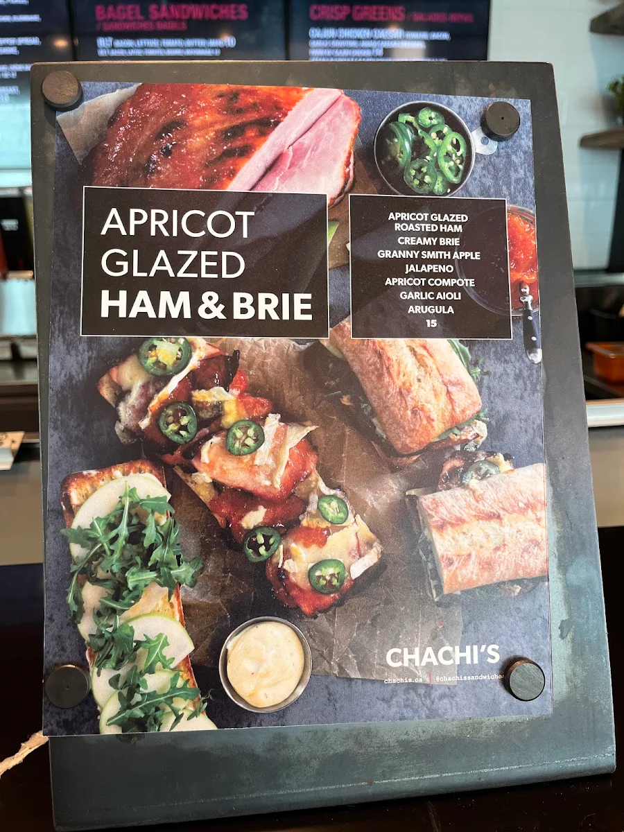 Menu, Chachi's