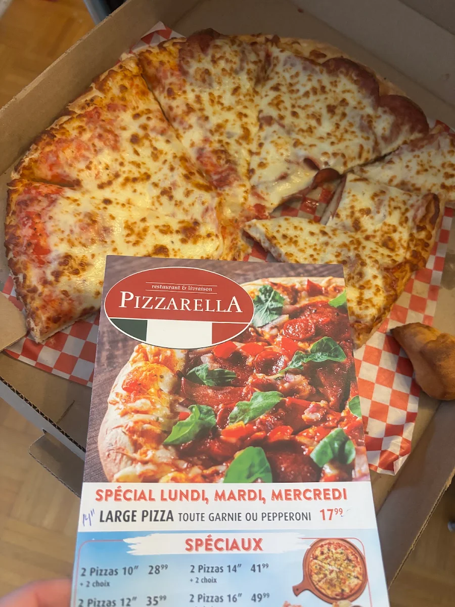 Menu, Restaurant Pizzarella