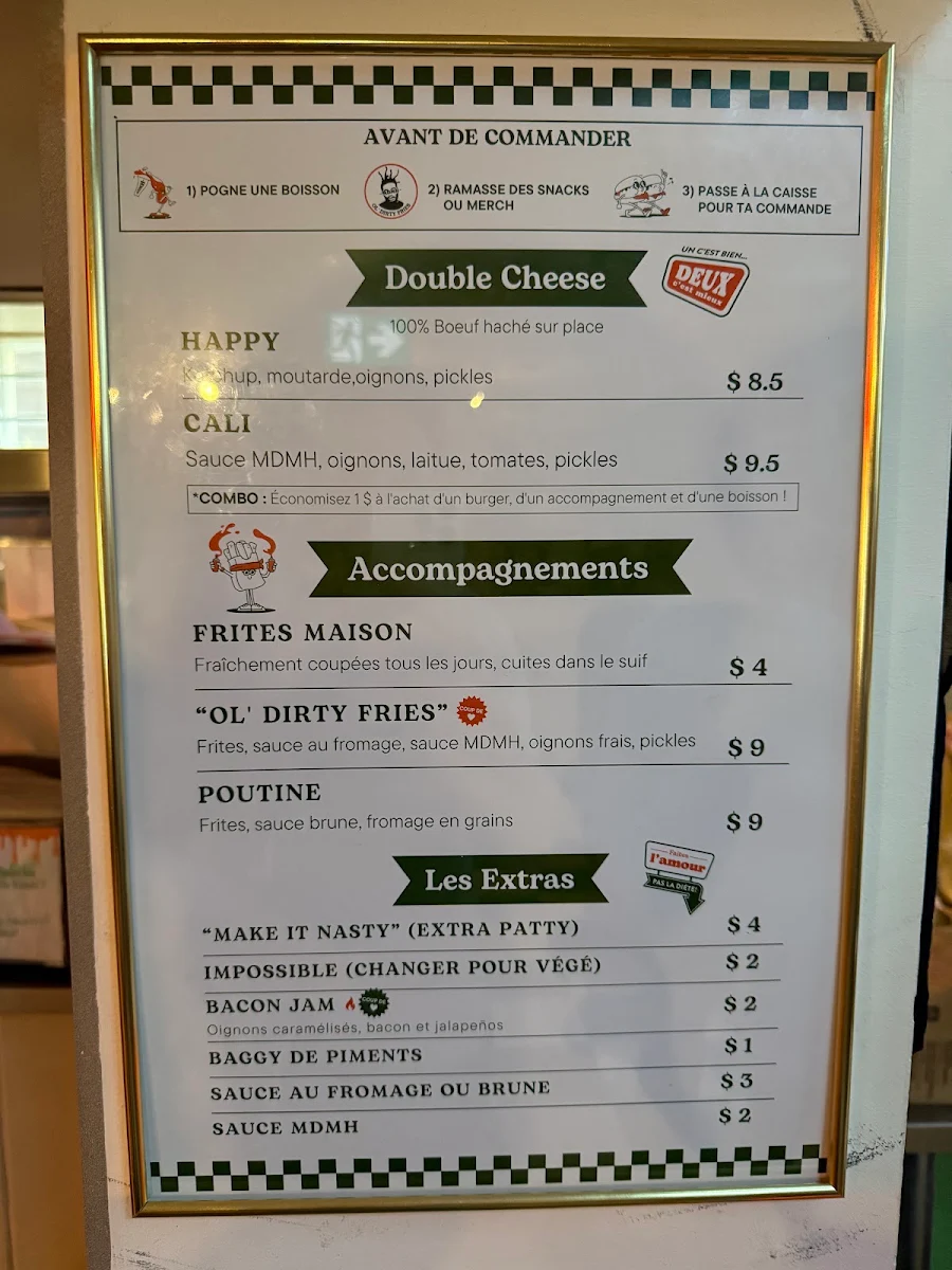 Menu, Casse-Croûte MangeDansMonHood
