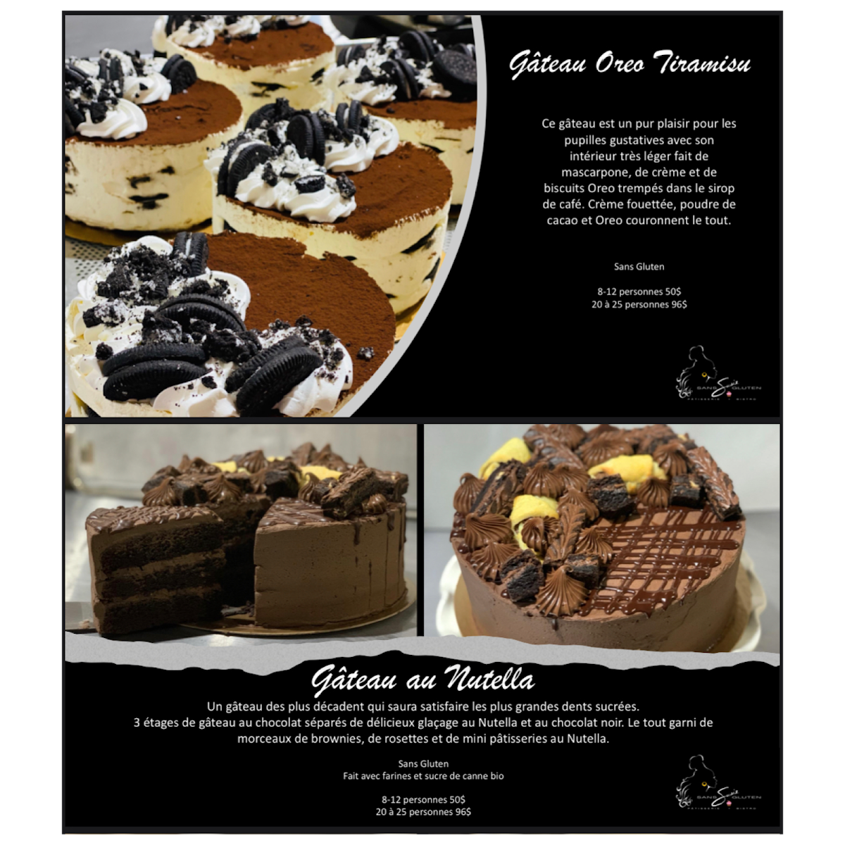 Menu, Susie Sans Gluten Laval