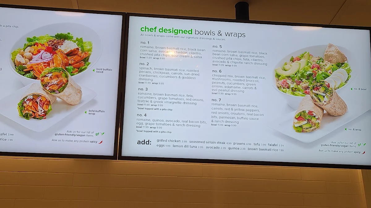 Menu, Chopped Leaf