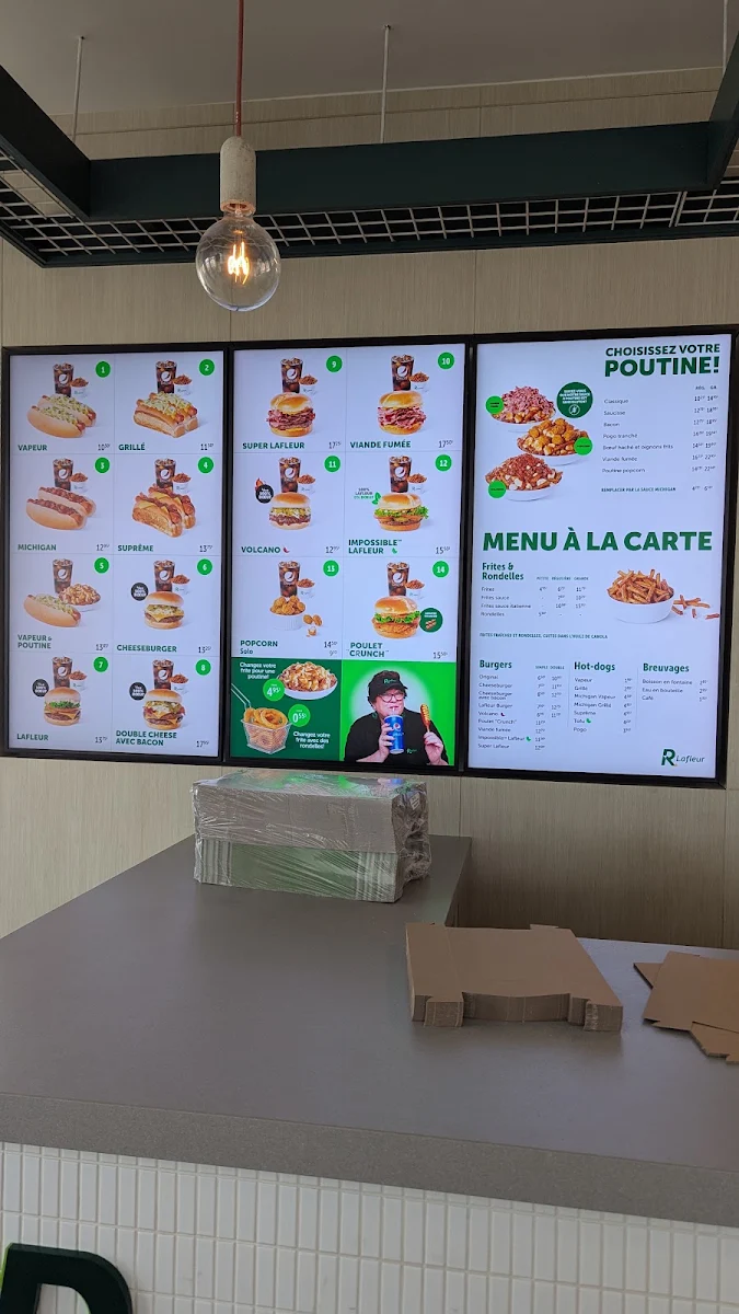 Menu, Restaurant Lafleur