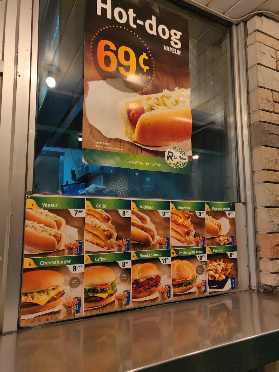 Menu, Restaurant Lafleur