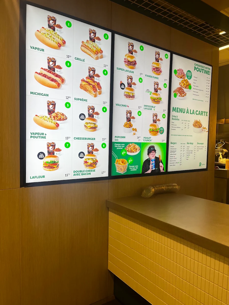 Menu, Restaurant Lafleur