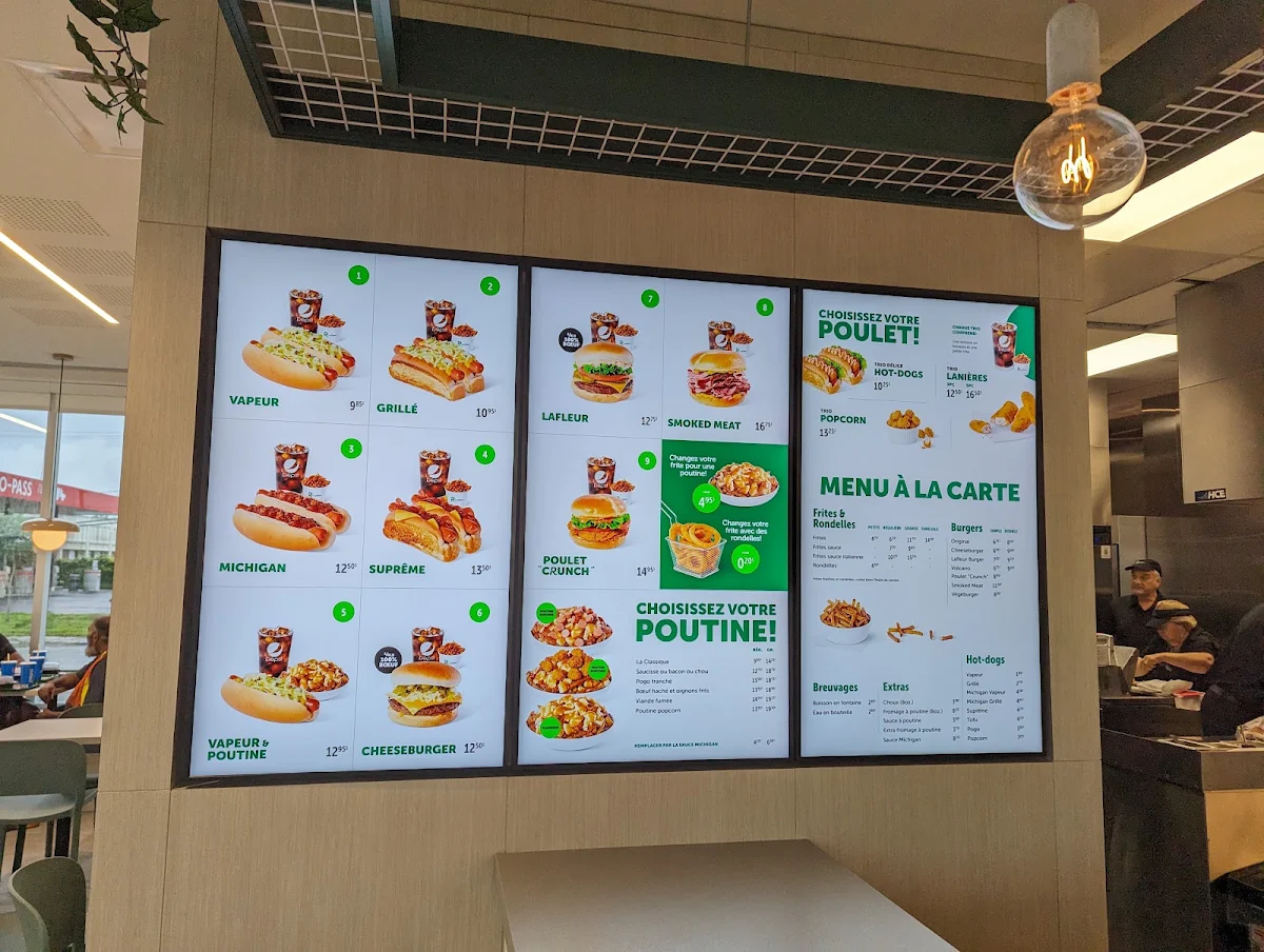 Menu, Restaurant Lafleur