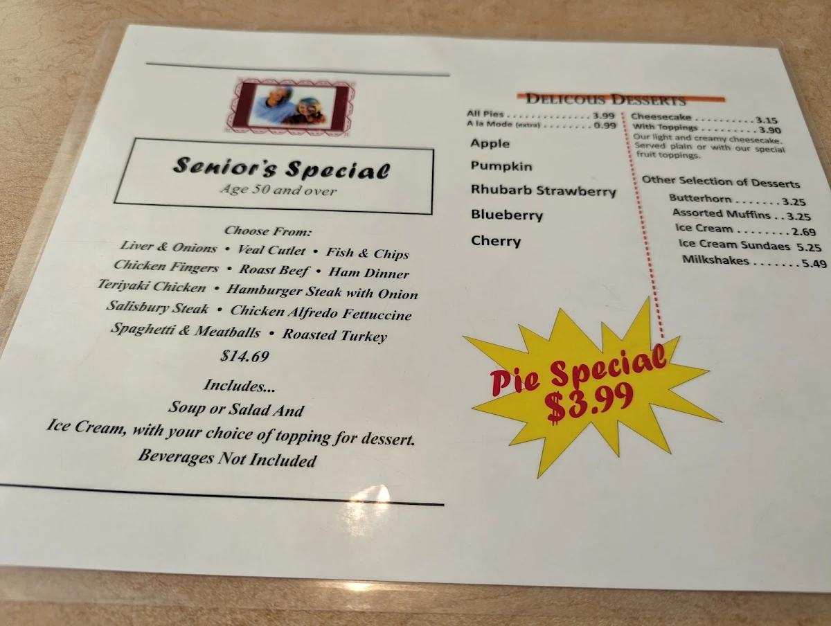 Menu, Smitty's Restaurant & Lounge - Lethbridge Mayor Magrath