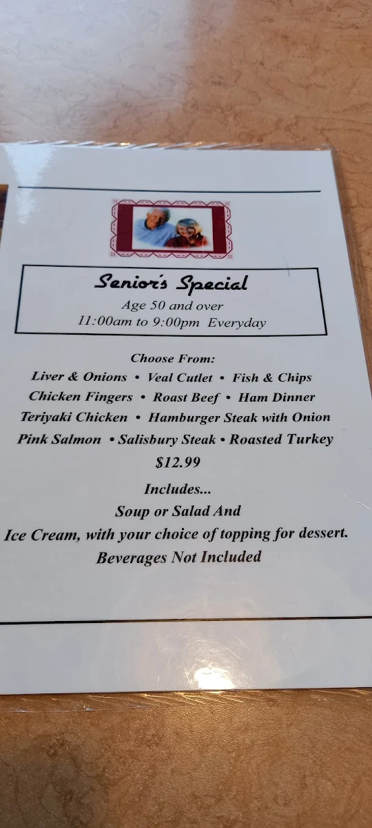 Menu, Smitty's Restaurant & Lounge - Lethbridge Mayor Magrath