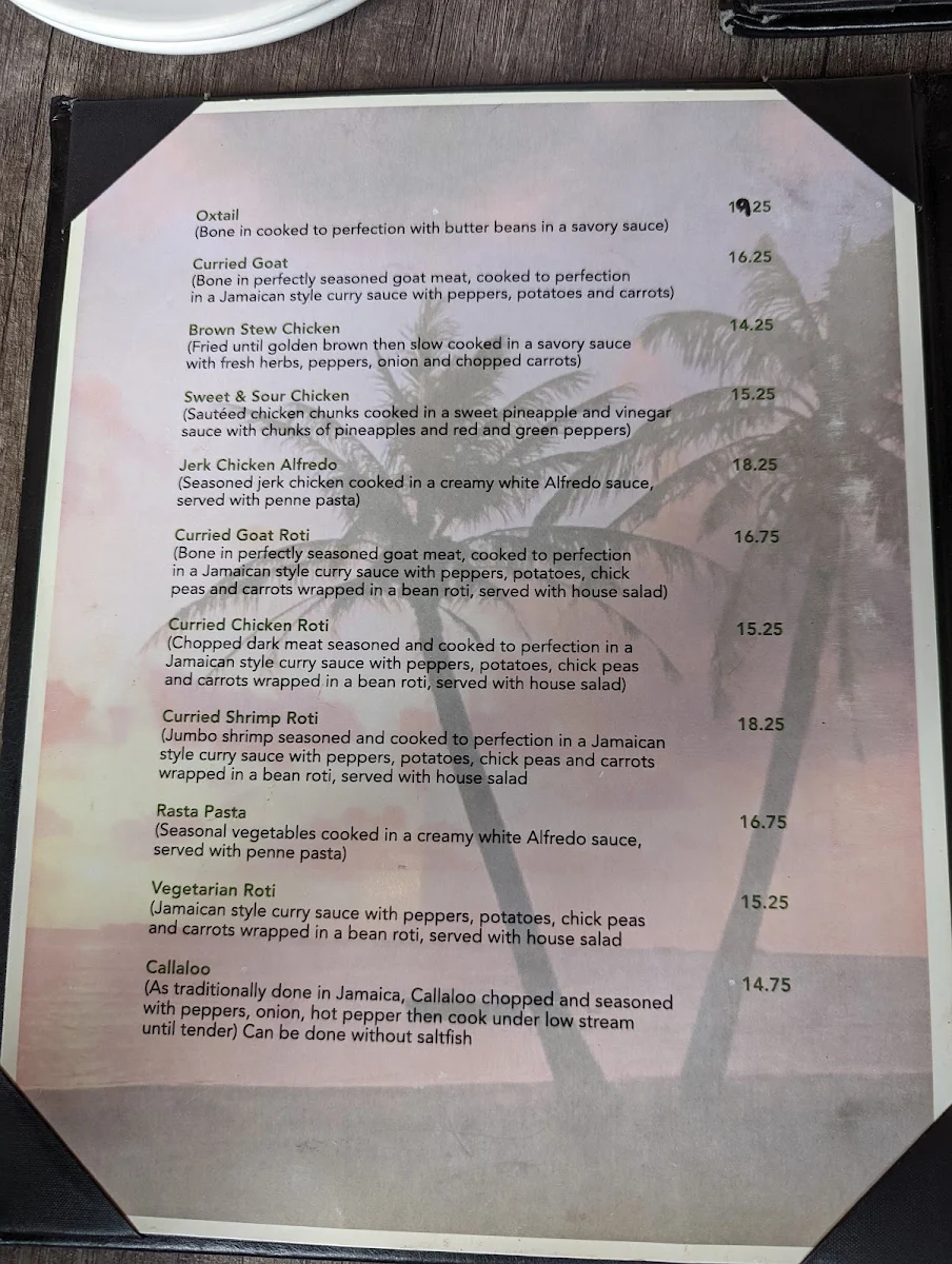 Menu, The Diner's Corner