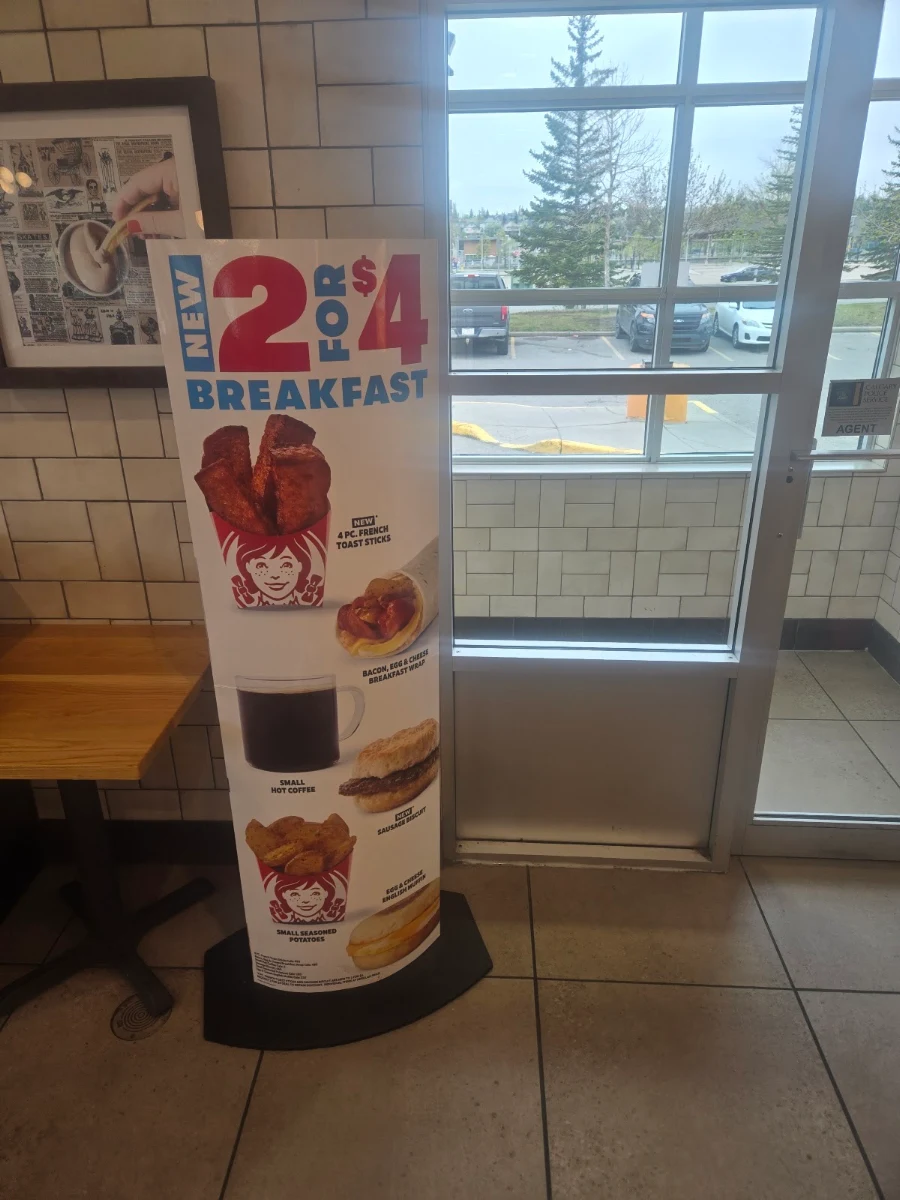 Menu, Wendy's