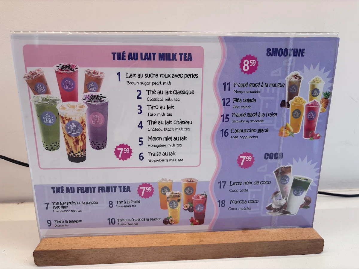 Menu, Le château des enfants