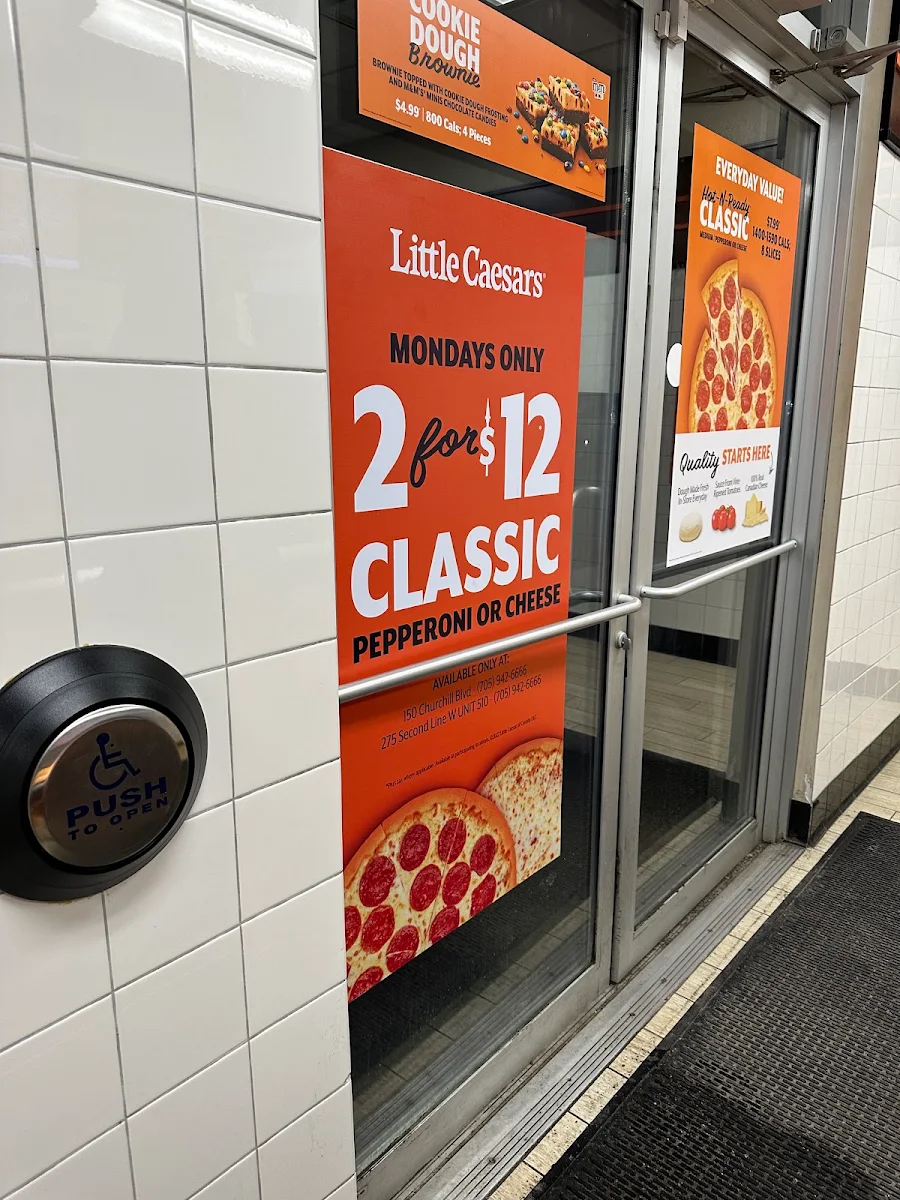 Menu, Little Caesars Pizza