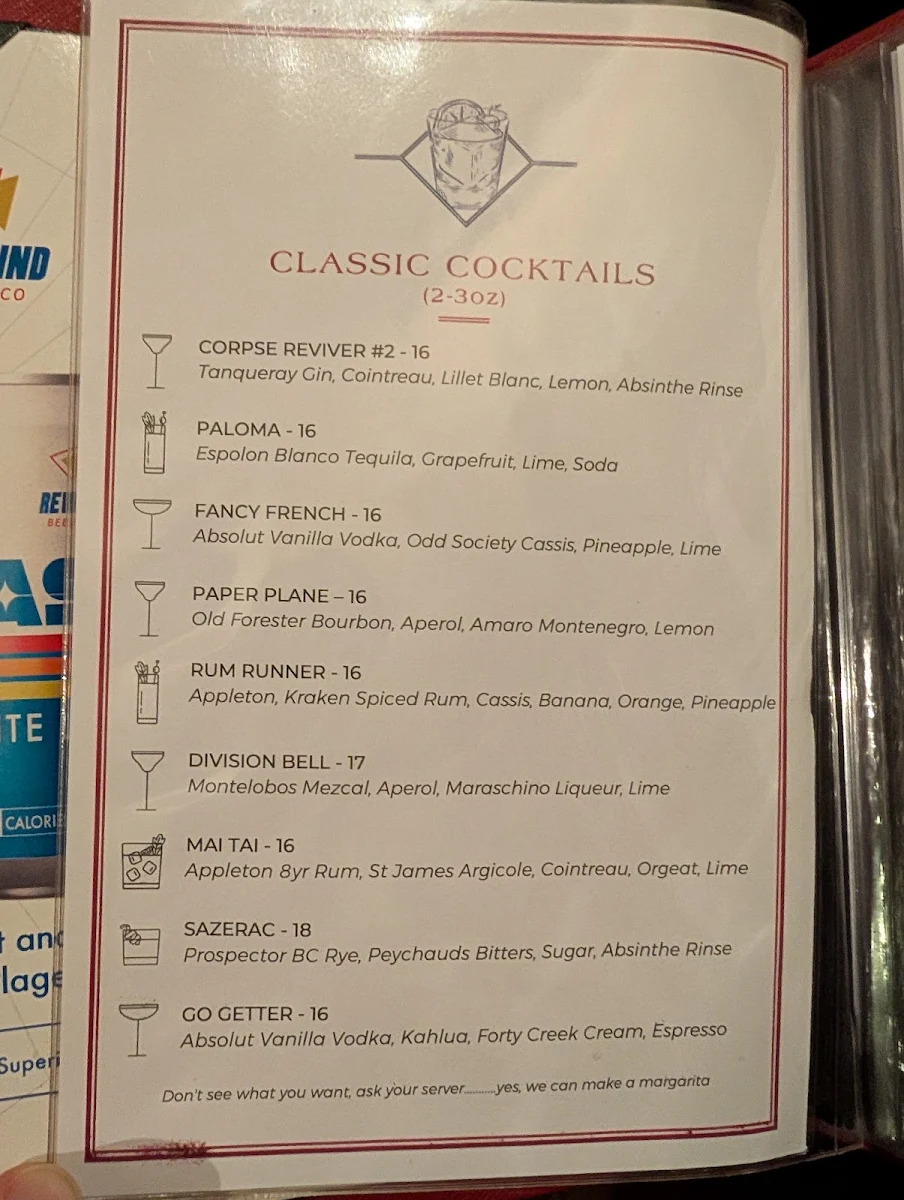 Menu, 21 Steps Kitchen + Bar