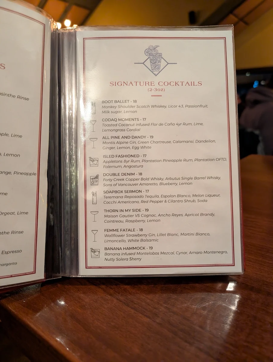 Menu, 21 Steps Kitchen + Bar