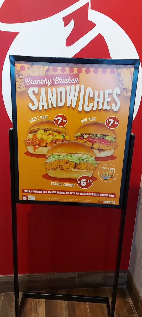 Menu, barBURRITO