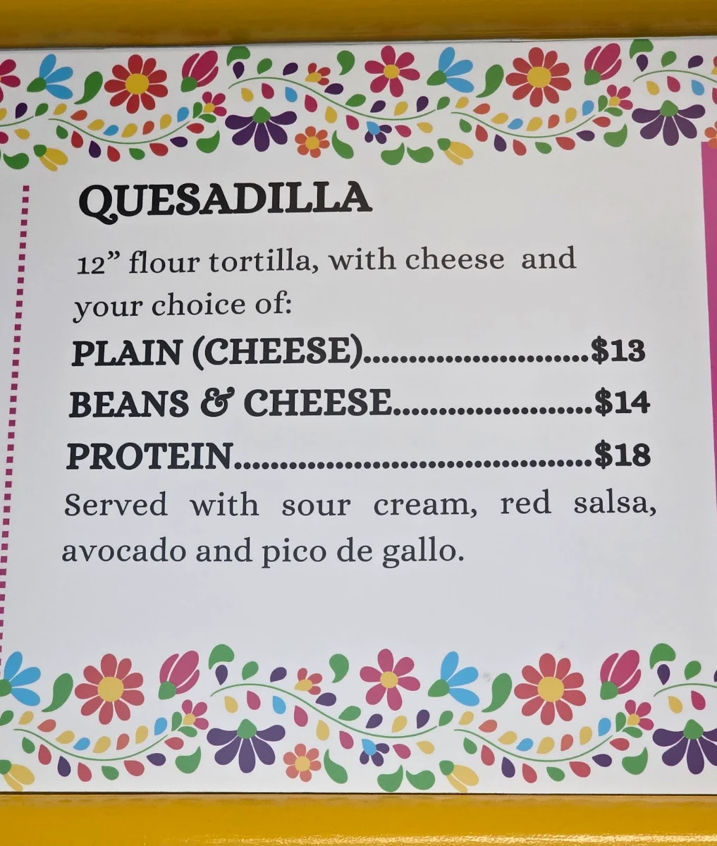 Menu, Kattia’s Kitchen Cafe Saanichton