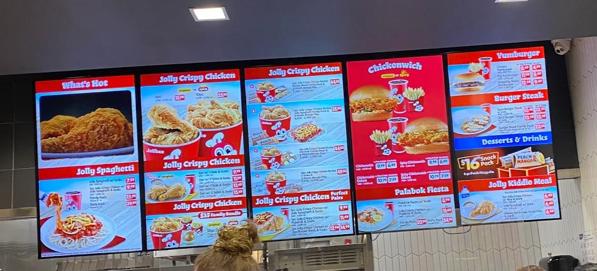 Menu, Jollibee