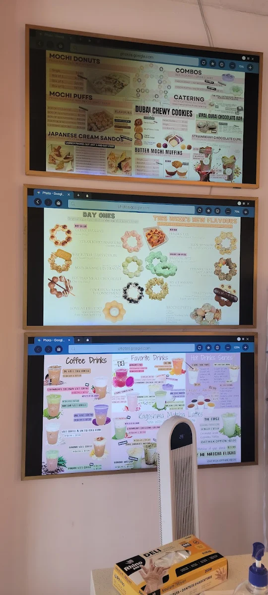 Menu, Marry Me Mochi