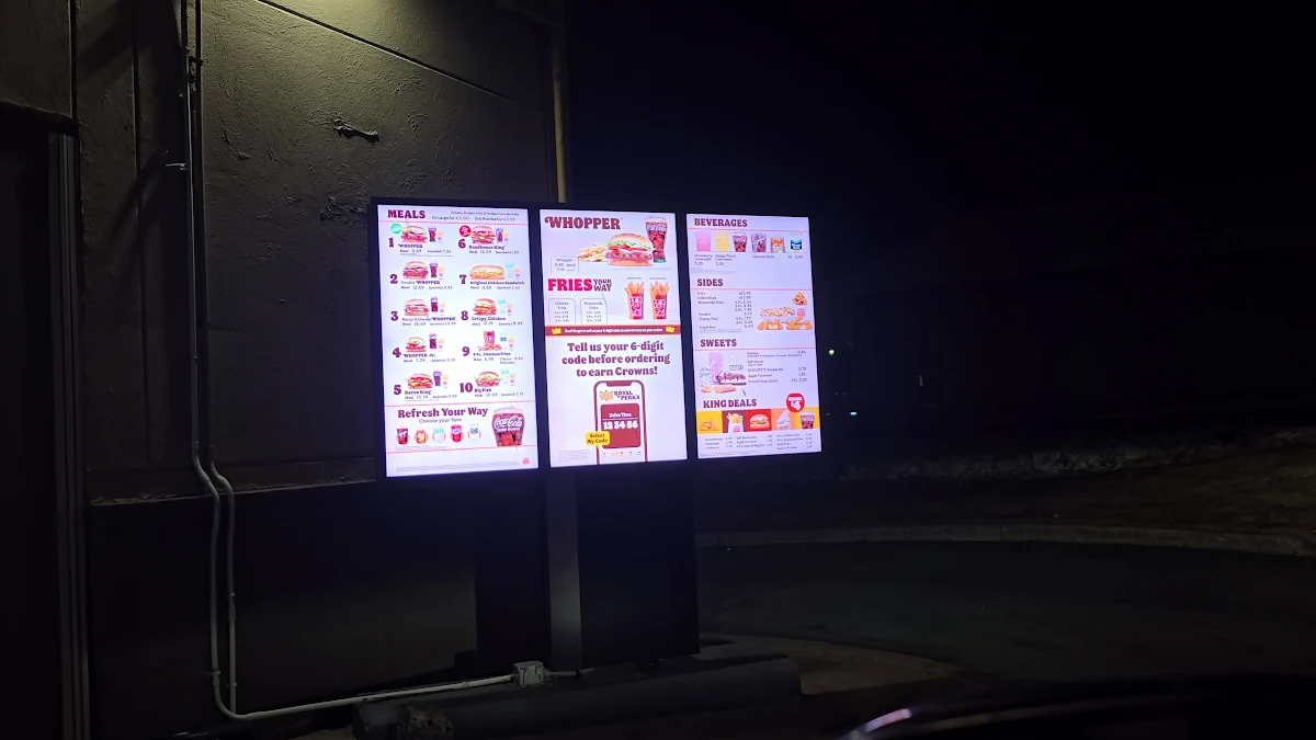 Menu, Burger King