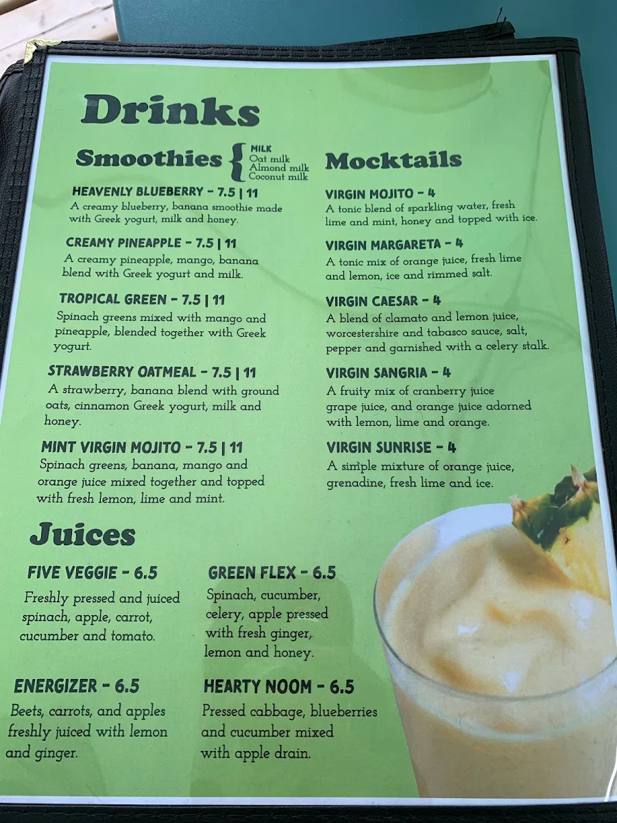 Menu, DL Cuisina (Taste of Manila)